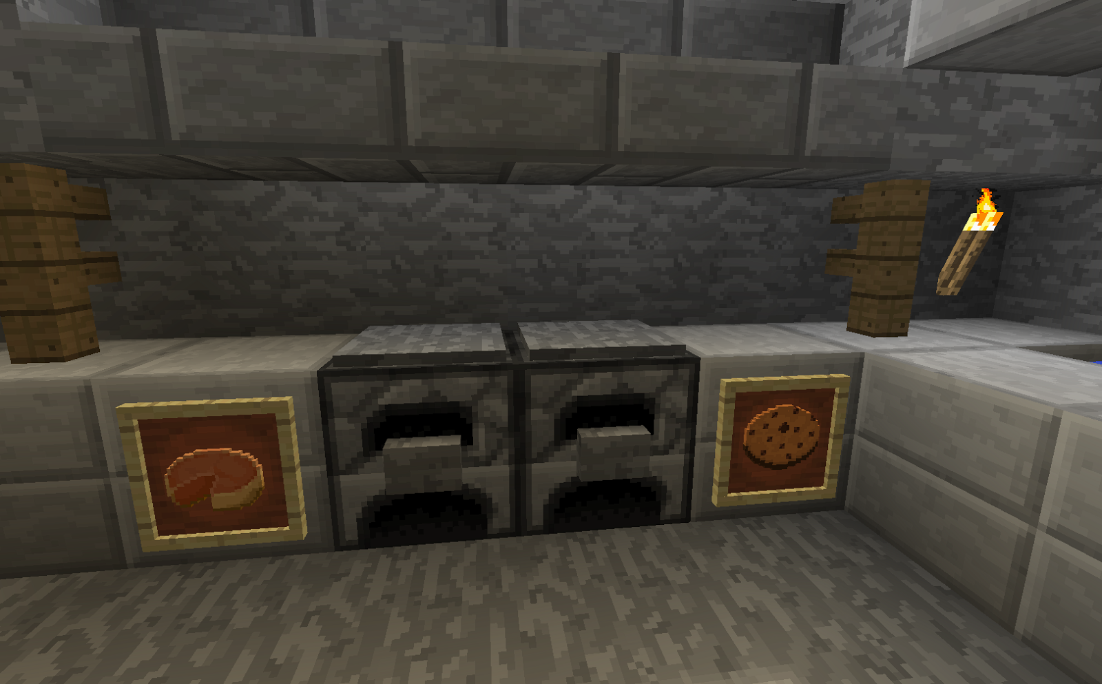 Minecraft Projects: Minecraft Kitchen: with Functional Food Dispensers
