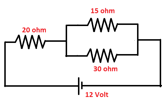 Rangkaian seri paralel resistor arus dan tegangan (rangkuman dan contoh