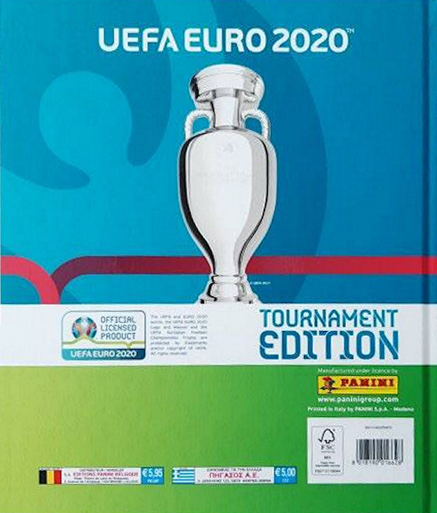 Panini Tüte Euro 2020 2021 Tournament Edition Version Belgien International RAR