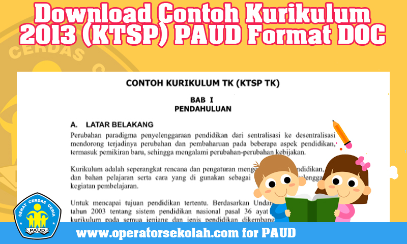 Download Contoh Kurikulum 2013 Ktsp Paud Format Doc Operator Sekolah Download Contoh Kurikulum 2013 Ktsp Paud Format Doc Operator Sekolah