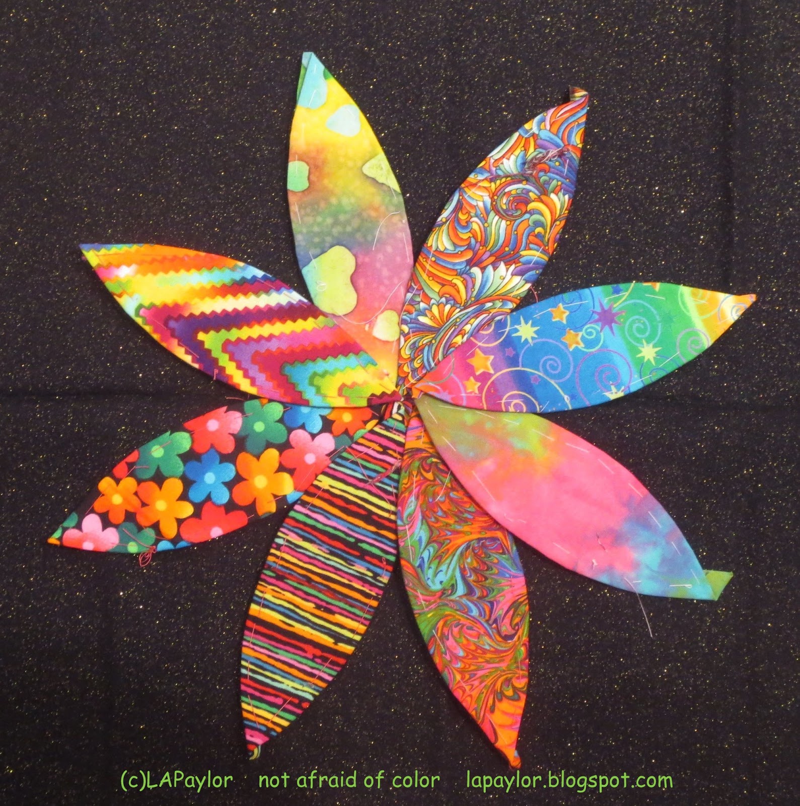 Not Afraid of Color A Flower of a different color