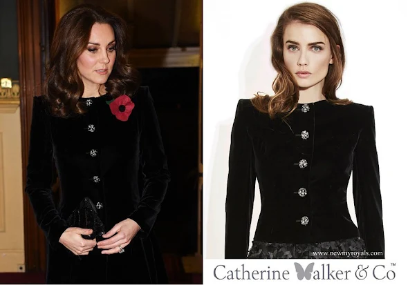 Kate Middleton wore Catherine Walker Caressa Bespoke Jacket