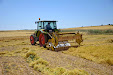 Pulse vegetables harvester. Old Lenz mower