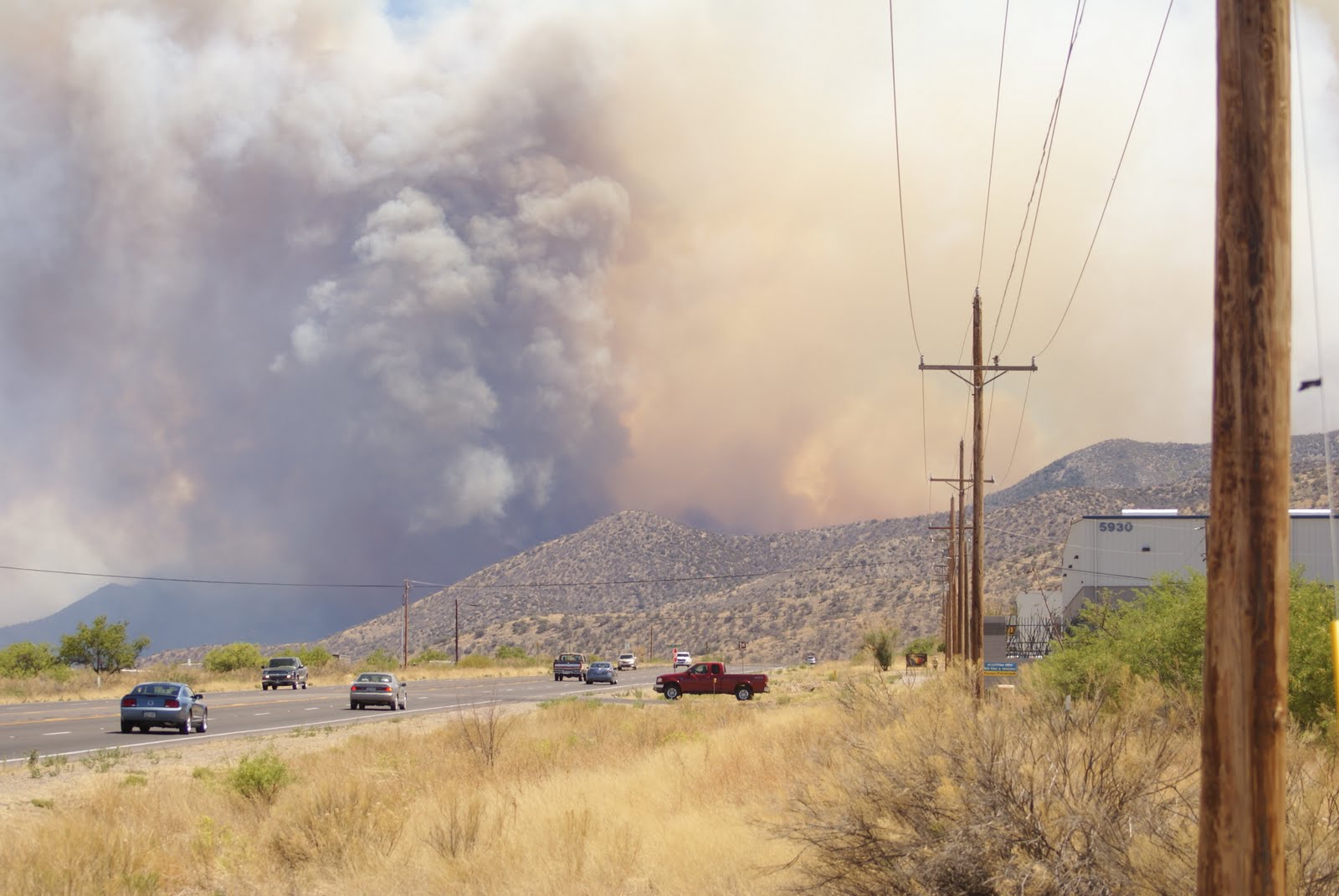 Mommy Fabulous Fire near Ft. Huachuca.