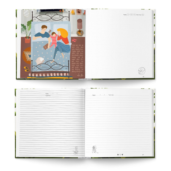 [A116] Sách tô màu cung cấp kiến thức cho Bà Bầu