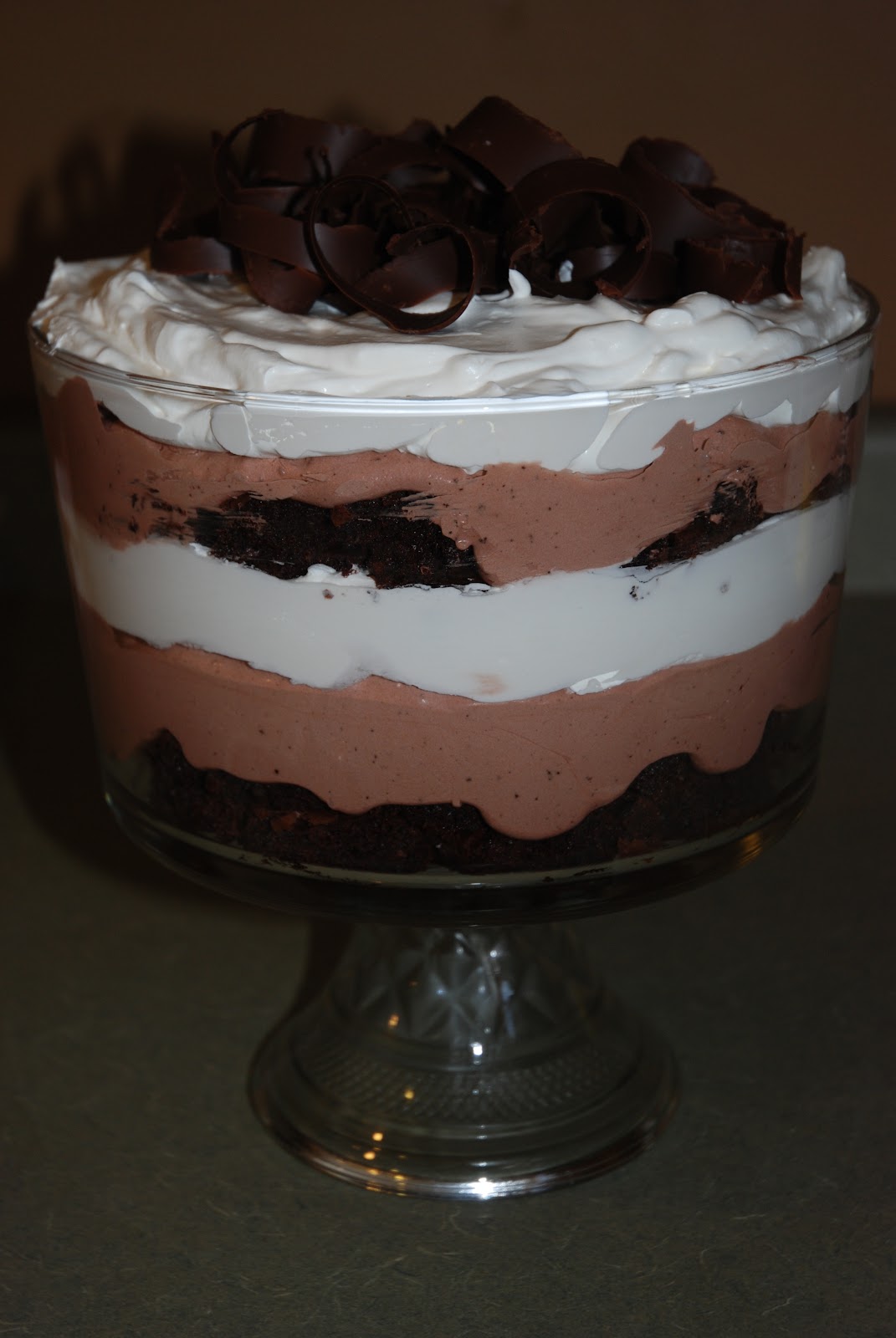 Pure Joy: Brownie Chocolate Mousse Trifle