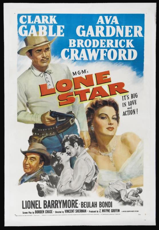 Lone Star (1952) Clark Gable, Ava Gardner (HD)