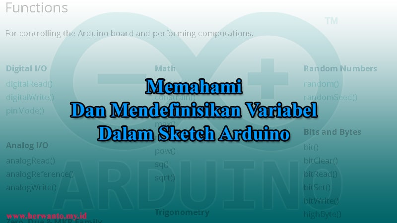 Memahami Cara Mendefinisikan dan Menggunakan Variabel Dalam Sketch