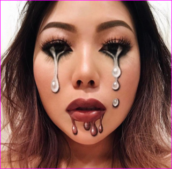 صور لخبيرة مكياج تحول الوجوه إلى لوحات سريالي للفنانة الكندية ميمي تشوي