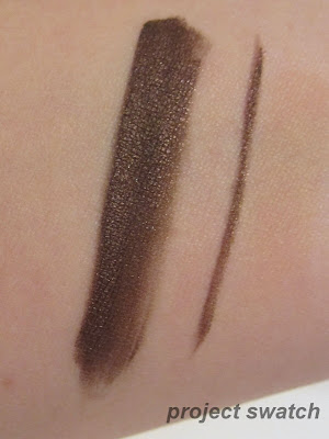 L'oreal Laquer Gel liner in Bronze - swatch