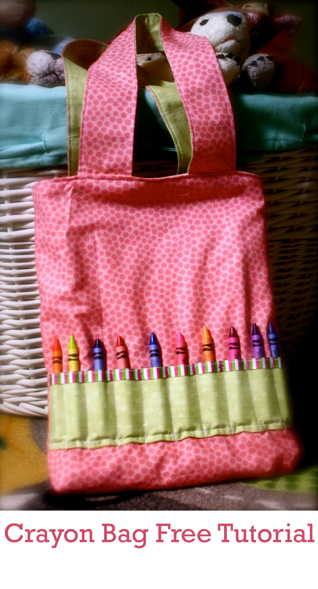 Crayon Bag Tutorial Easy Step to Step DIY!
