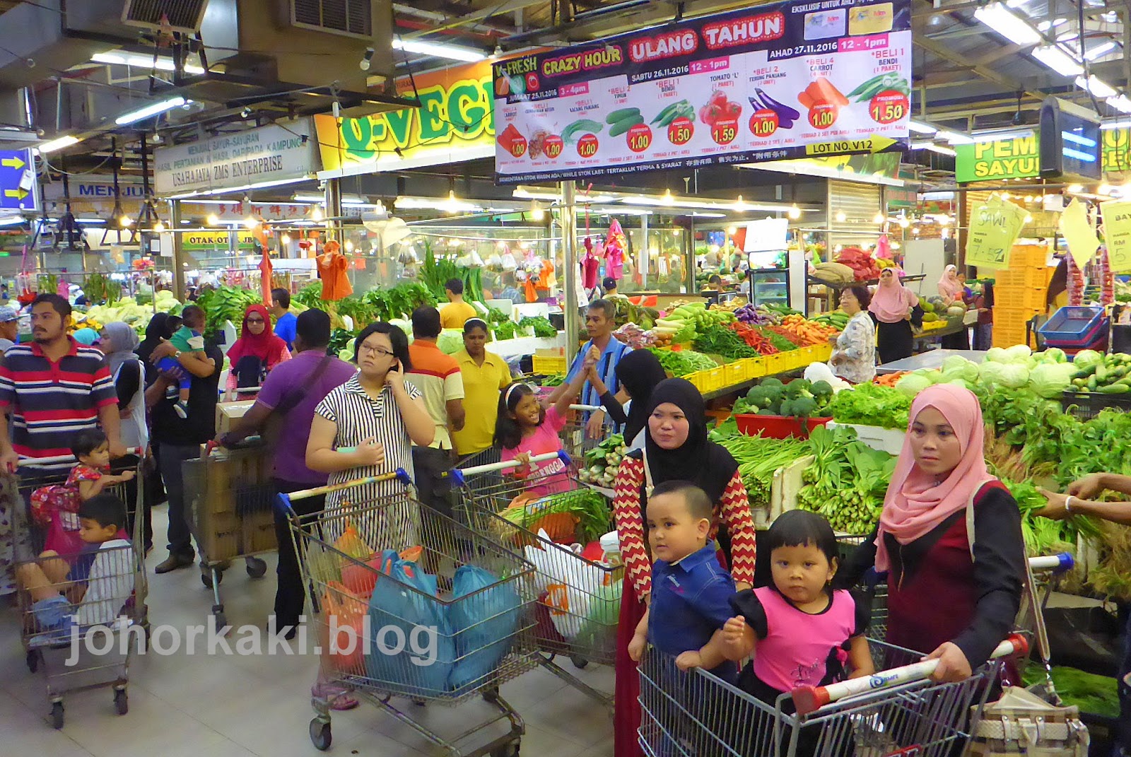 S'Mart Pandan Popular Wet Market in Johor Bahru JB Johor Kaki