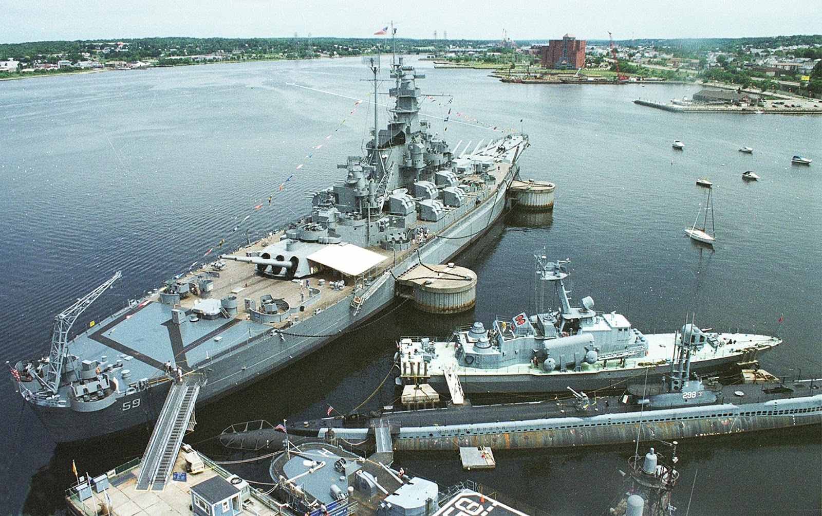 Engineering Channel Battleship USS Massachusetts