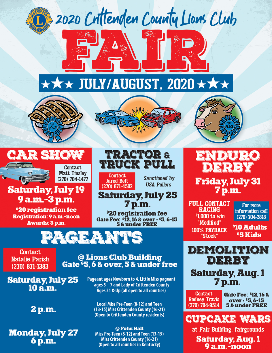 The Press Online: Crittenden County Fair Schedule