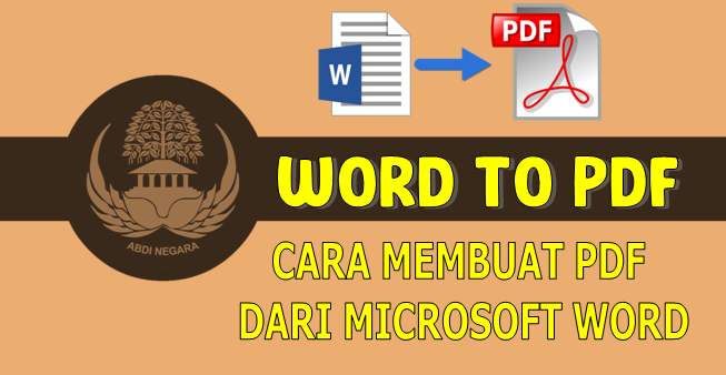 Cara membuat PDF dari Microsoft Word untuk Berkas Upload ...