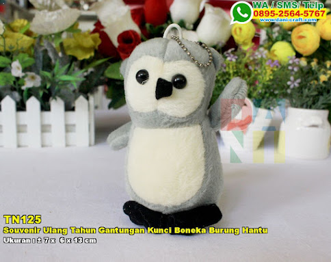 Souvenir Ulang Tahun Gantungan Kunci Boneka Burung Hantu Souvenir Ulang Tahun Gantungan Kunci Boneka Burung Hantu