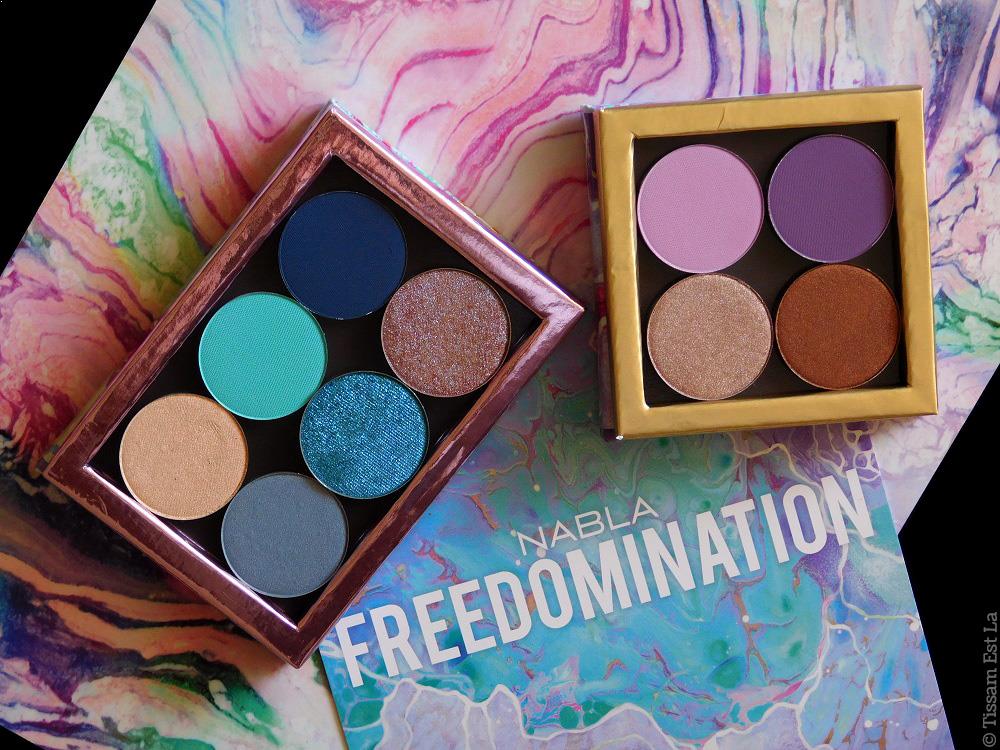 Nabla Cosmetics - Freedomination Collection Summer 2017 Eyeshadows Refills Review & Swatches - Avis et Swatch Nabla Cosmetics - Freedomination Collection Summer 2017 Eyeshadows Refills Review & Swatches - Avis et Swatch - Obsexed Habana Happytude Monoï - Antimatter Fetish Mauve - Dazzle Liner Purity Crystal - Modern Matte Diva Crime Perfect Day Goa Bohème Reverse