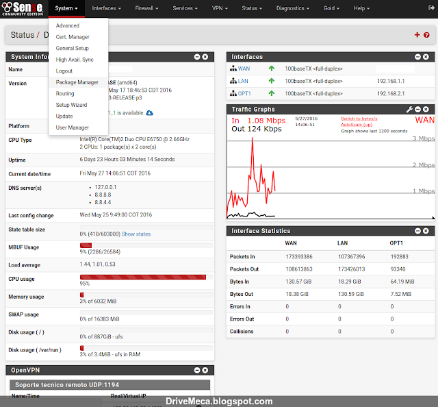 DriveMeca instalando y configurando pfSense Squid Transparent Proxy paso a paso