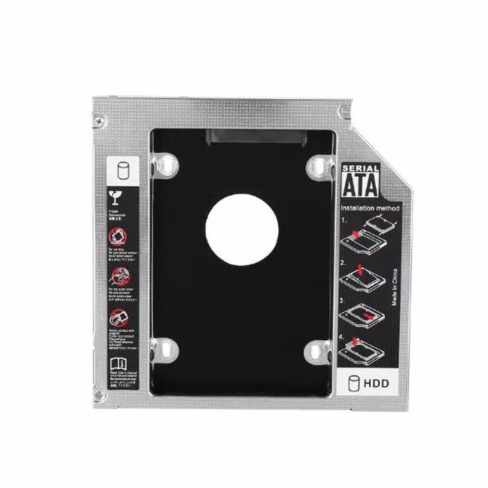 SSD HDD Caddy 9,5 mm / 12.7 mm SATA DVD Slot Hardisk BagiBagi Ilmu
