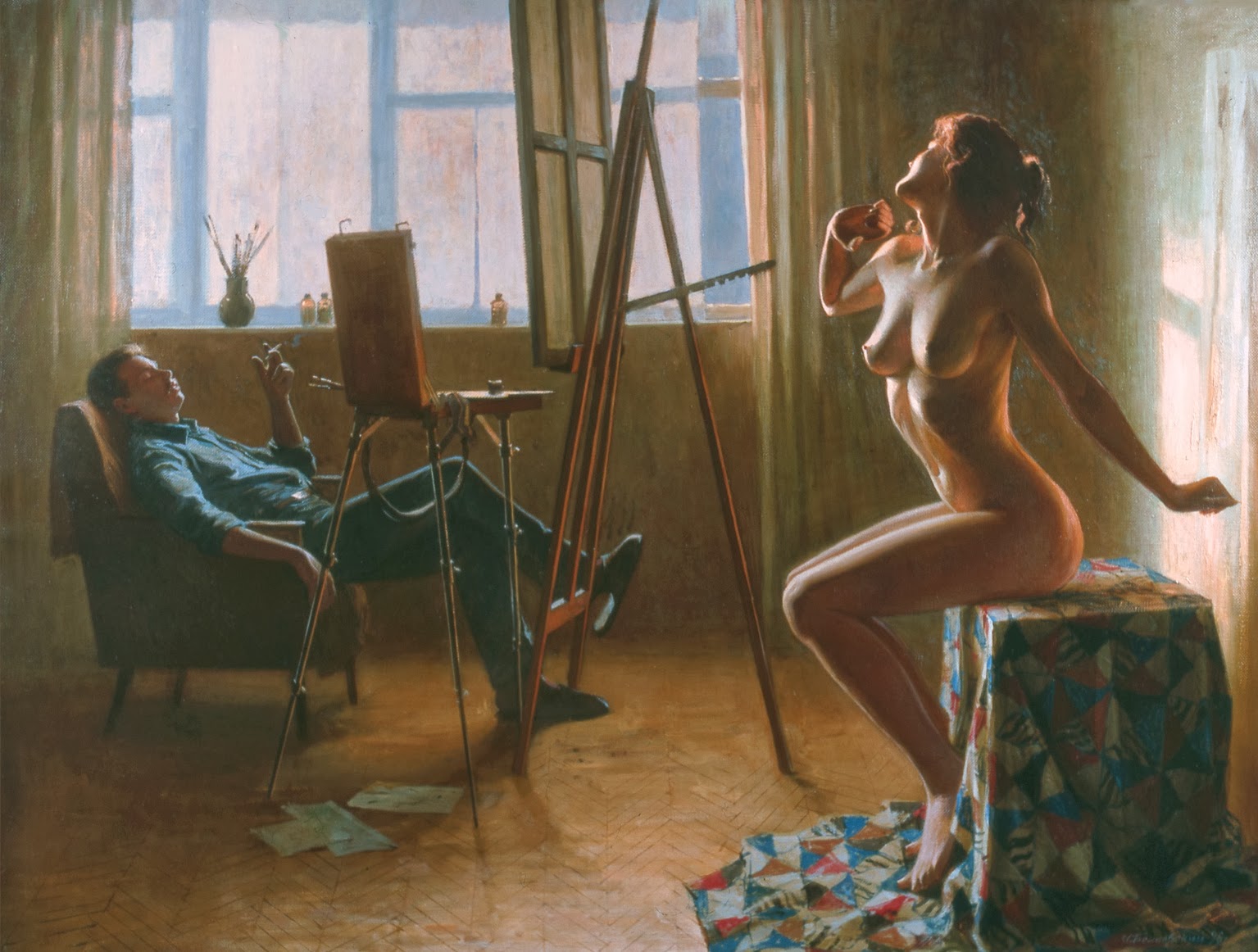 художник рисует на голых женщинах фото 32