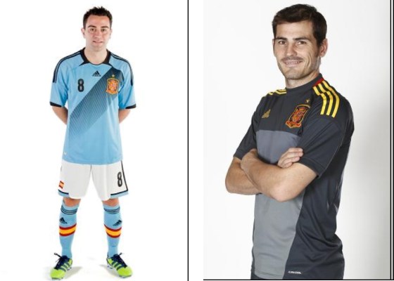 Segunda equipación Adidas de España - Euro 2012 -