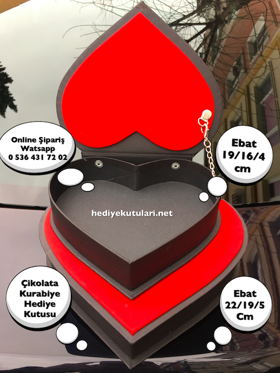 Madlen Çikolata Kutusu, Kalpli Kutu Çikolata, Kalpli kutu içine ne