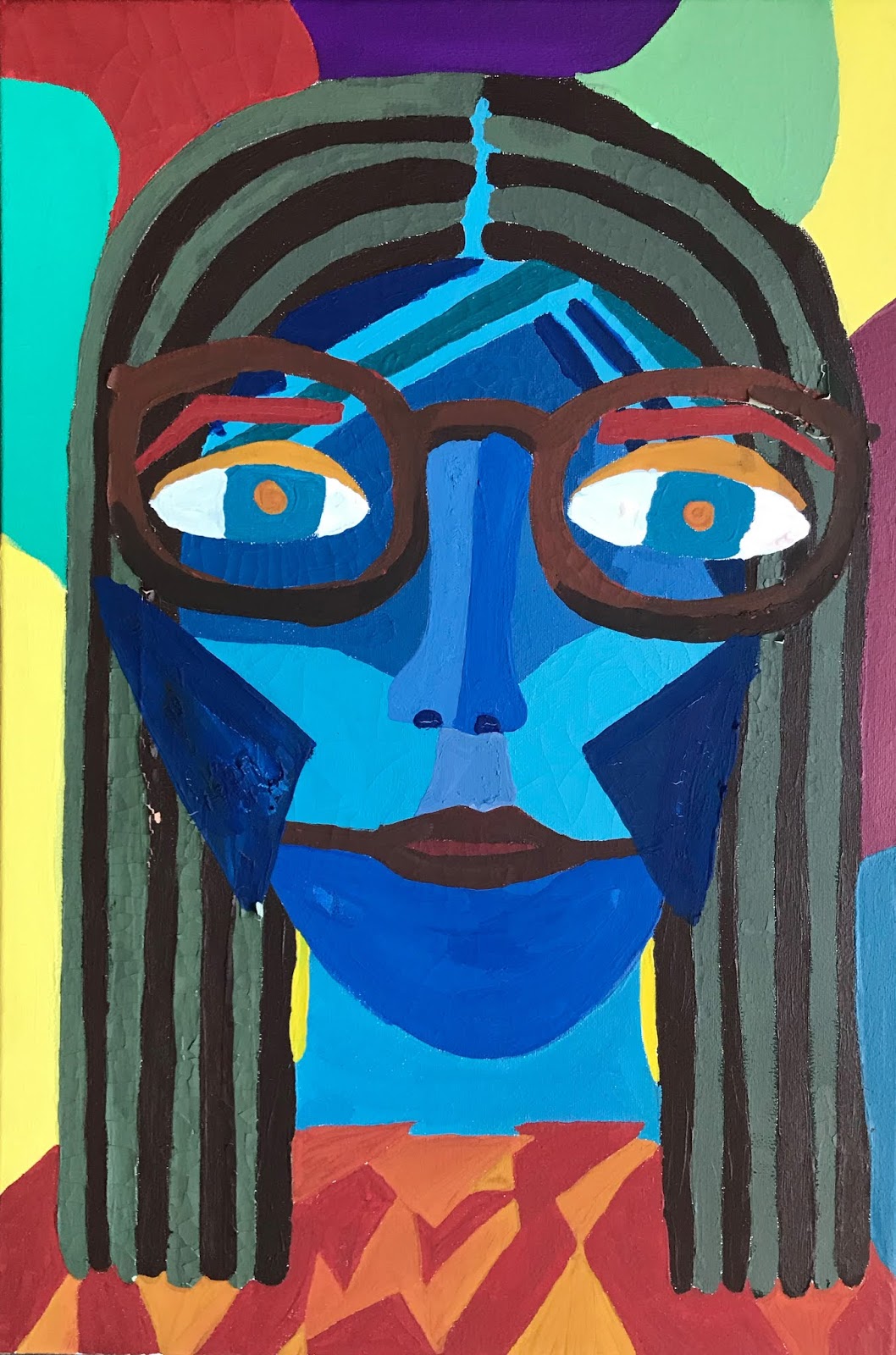 Convex Relief Mosaic Polygonal Figure On Stockillustration 1453672943