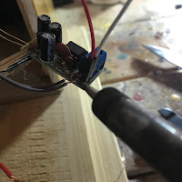 Soldering wires for LED
