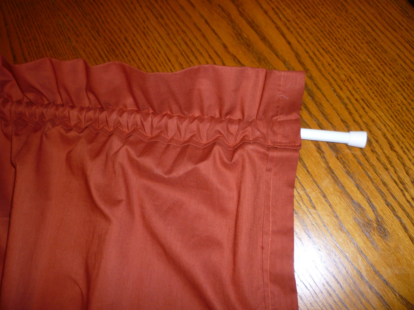 Homemade by Kristin Bookshelf Curtain