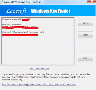 Lazesoft Key Finder