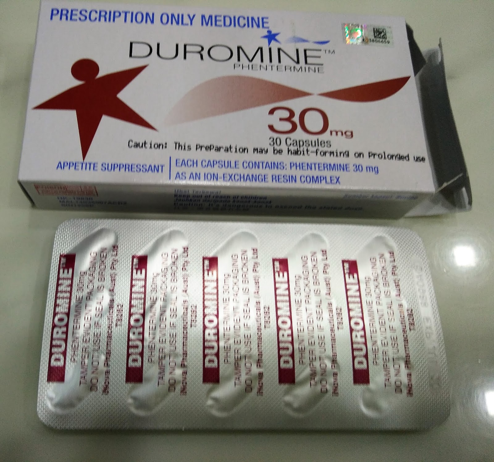 Duromine (Phentermine) 30MG