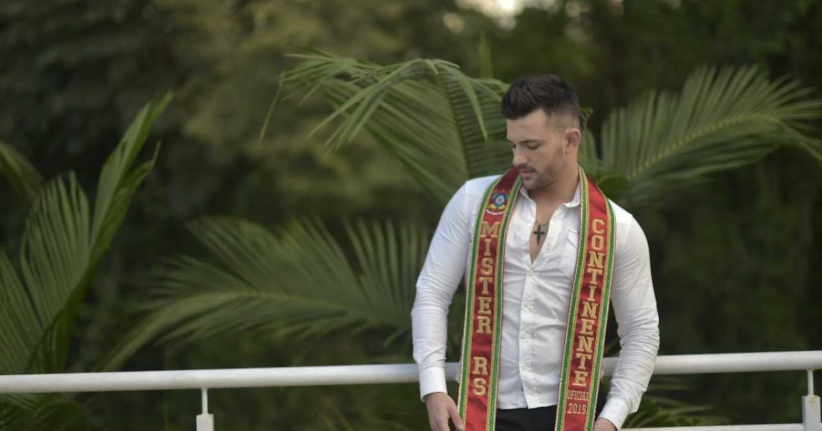 João Pedro Salgado representa Santiago no Mister Brasil 2019 Rafael