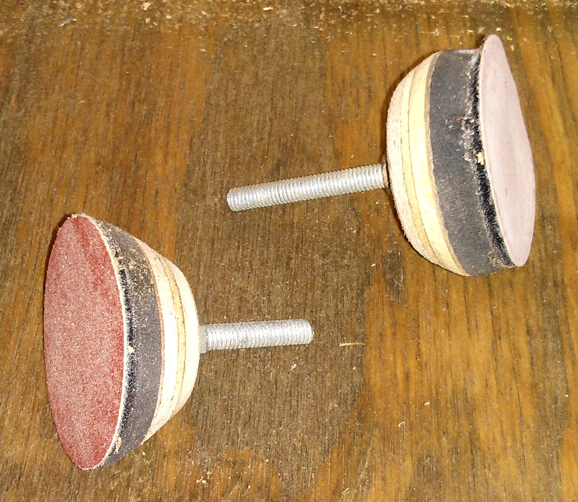 The Shed And Beyond Homemade sanding mandrels...