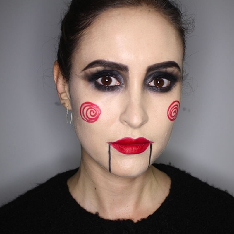 Maquiagem Jogos Mortais Halloween