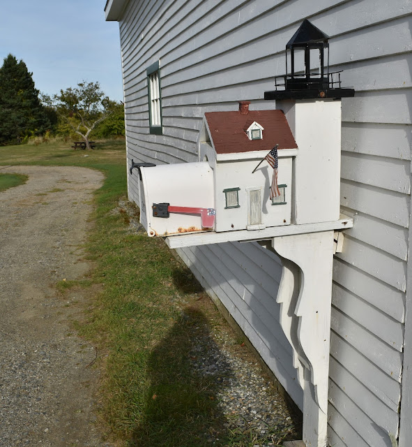 Mailbox at Fort Point Lighthouse, Stockton Springs, Maine