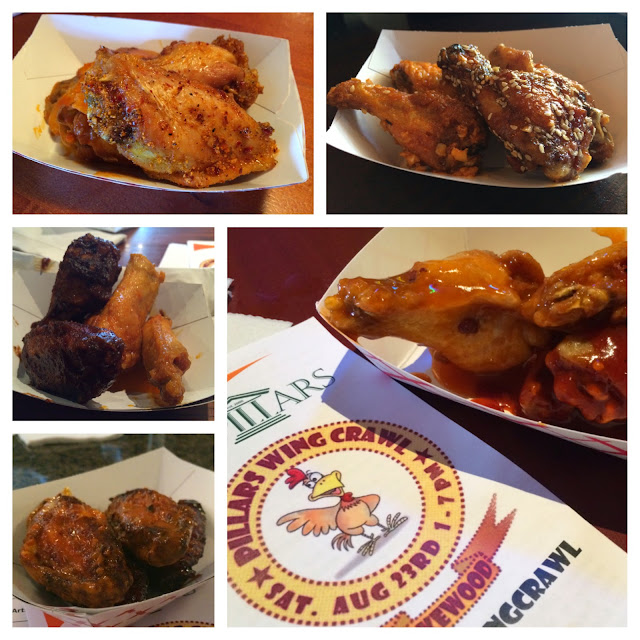 Bite Buff Pillars Lakewood Wing Crawl 2014