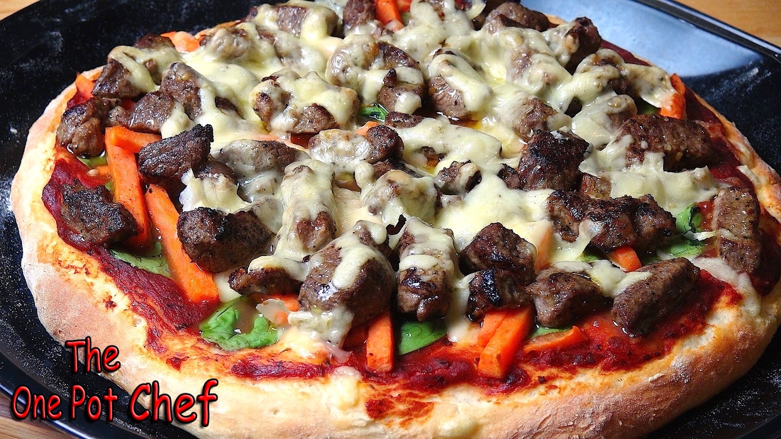 The One Pot Chef Show Moroccan Lamb Pizza RECIPE