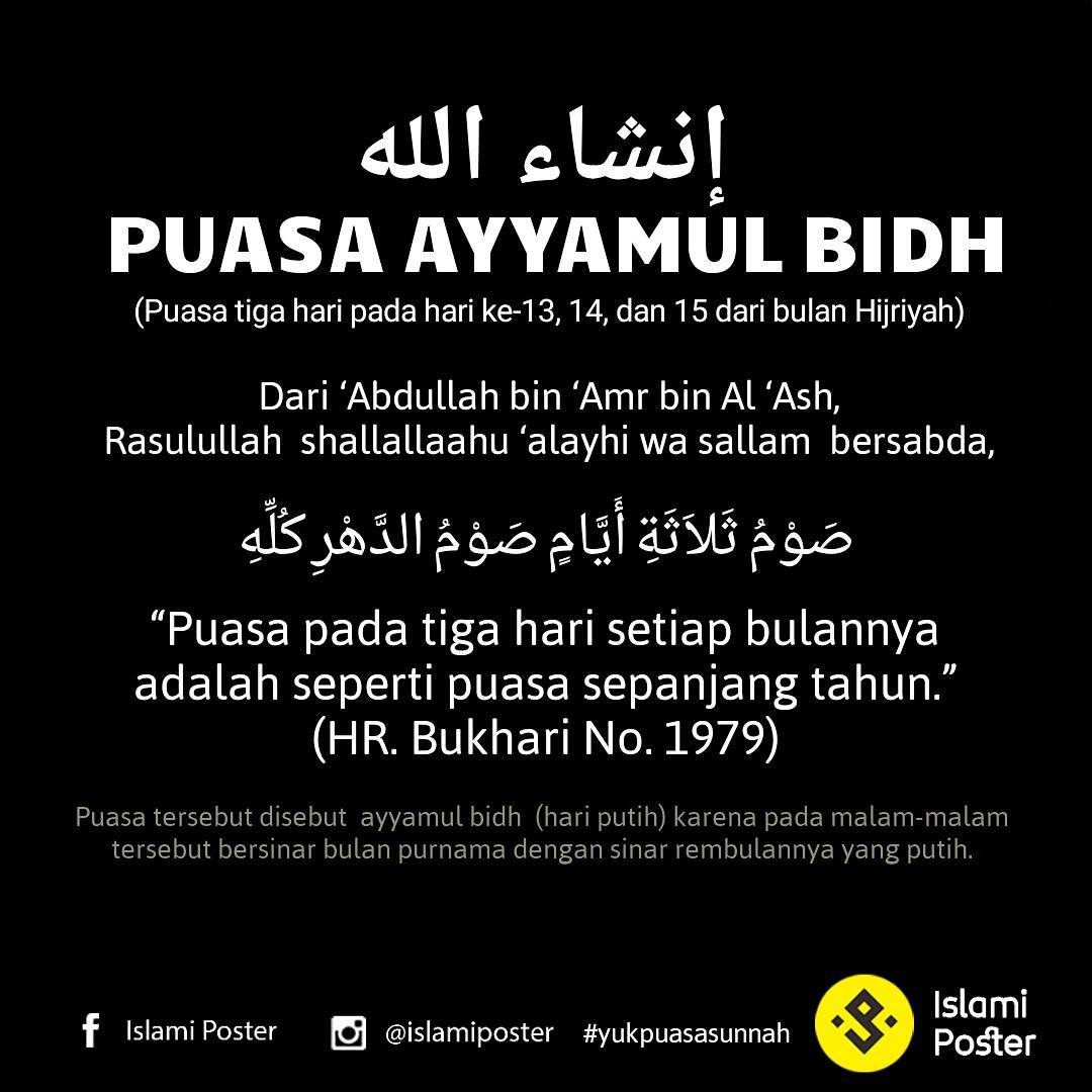 In 2020 And On Puasa Hari Putih Bulan Muharram
