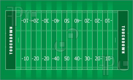 Football Players: American Football Field