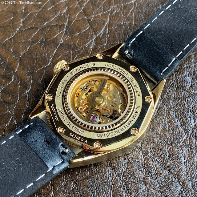 Lesablier Sport Classic case back gold