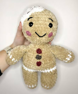 PATRON GRATIS HOMBRE DE JENGIBRE AMIGURUMI 46158