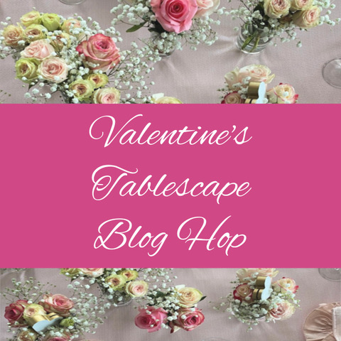 Valentine tablescape