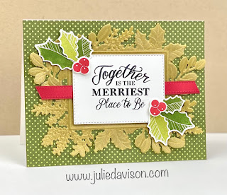 7 Stampin' Up! Merriest Moments Christmas Cards + Video ~ July-December 2021 Stampin' Up! Mini Catalog ~ www.juliedavison.com #stampinup #christmas