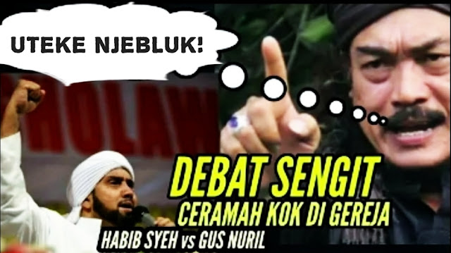 Tak Terima Dibilang Otaknya Sudah Rusak Karena Sering Keluar Masuk Gereja, Gus Nuril: Uteke Njebluk!