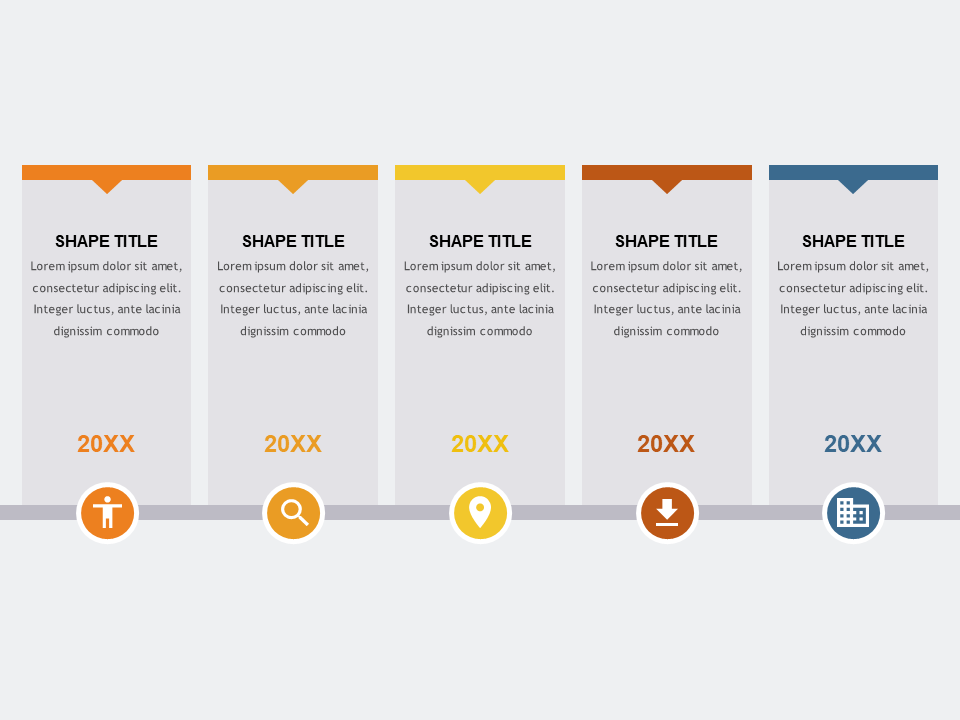 Timeline Description Box PowerPoint Templates PowerPoint Free
