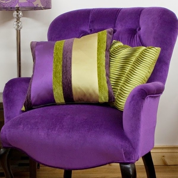 Chair in purple &#8211; stylish and extravagant!