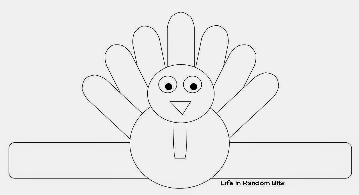 Life in Random Bits Thanksgiving crafts for kids (with printable)