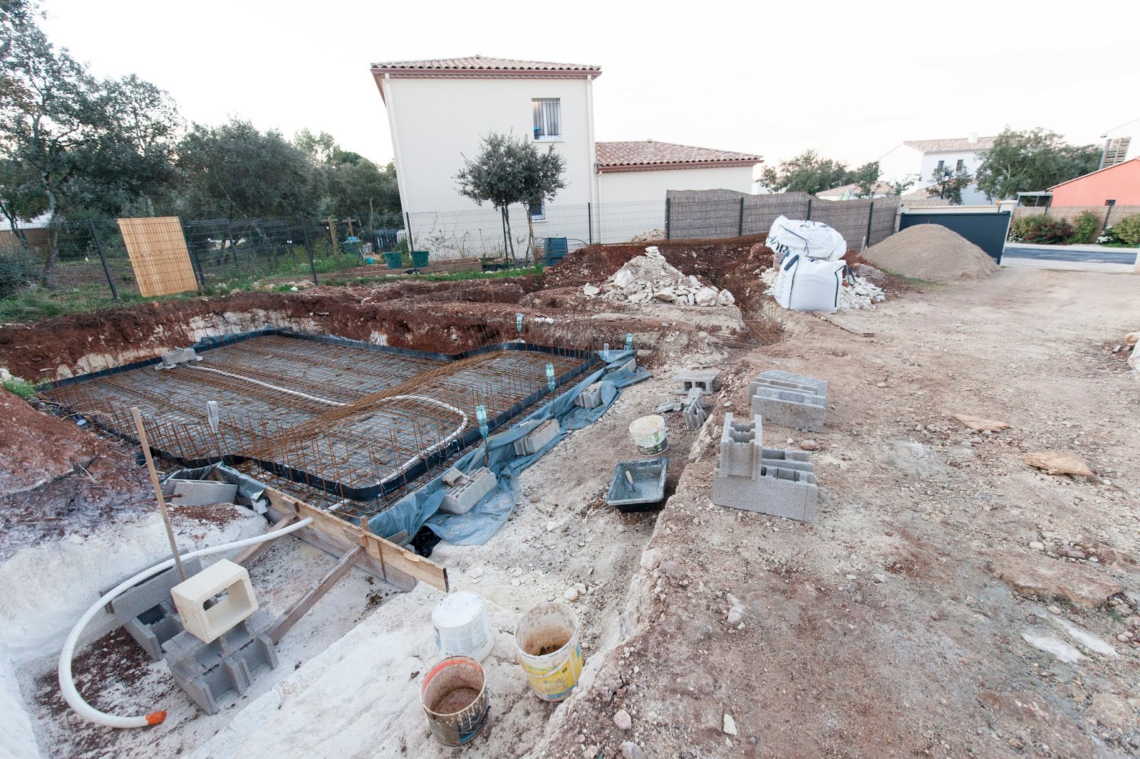 Ecologis à Beaulieu Ferraillage dalle piscine