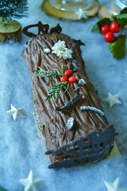 Petites bûches tout chocolat et forêt noire / Mini Yule logs Chocolate and Black Forest