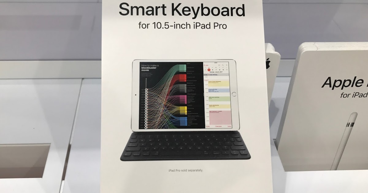 Apple Smart Keyboard for 10.5inch iPad Pro (MPTL2LL/A) Costco Weekender